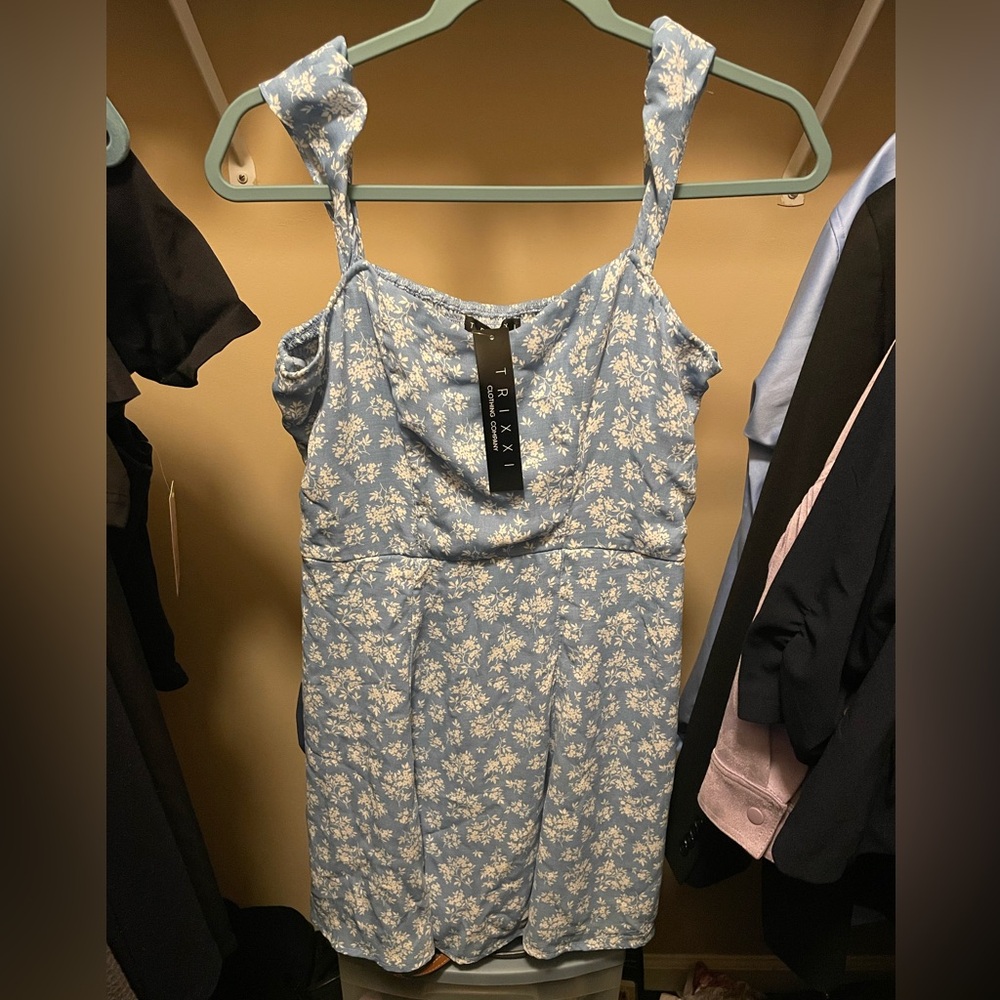 Blue Floral Dress